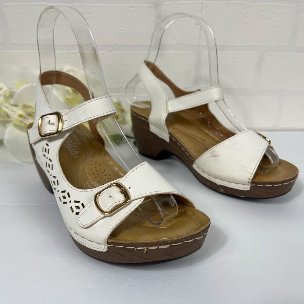Patrizia By Spring Step Wedges women’s size EU 36 or us 5.5 white